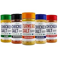 JADA Spices Chicken Salt Spice and Seasoning Set - Pack of 5 Seasonings - Vegan, Keto & Paleo Friendly - Perfect for Cooking, BBQ, Grilling, Rubs, Popcorn and more - Preservative & Additive Free