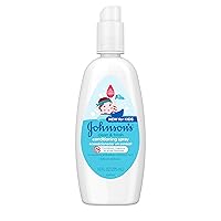 Johnson's Clean & Fresh Tear-Free Kids' Hair Conditioning Spray, Paraben-, Sulfate-, & Dye-Free Formula, Hypoallergenic & Gentle for Toddlers' Hair with FreshBoost Fragrance, 10 fl. oz