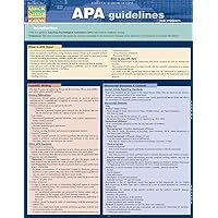 APA Guidelines (Quick Study Academic) APA Guidelines (Quick Study Academic) Kindle Cards