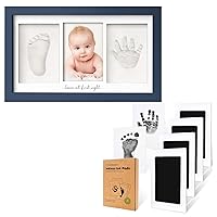 KeaBabies Baby Hand and Footprint Kit and 4-Pack Inkless Hand and Footprint Kit - Personalized Baby Gifts - Ink Pad for Baby Hand and Footprints - Baby Footprint Kit - Dog Paw Print Kit,Dog Nose Print