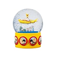 Yellow Submarine Snow Globe | The Beatles Snow Globes For Adults | Quirky Christmas Ornaments & Christmas Decor | Funny Snow Dome | The Beatles Gifts & Music Gifts | Musical Xmas Decor