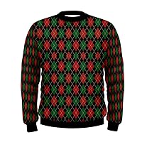 CowCow Mens Funny Shirt Christmas Sweater Ugly Xmas Reindeer Unisex Pullover Sweatshirt, XS-3XL