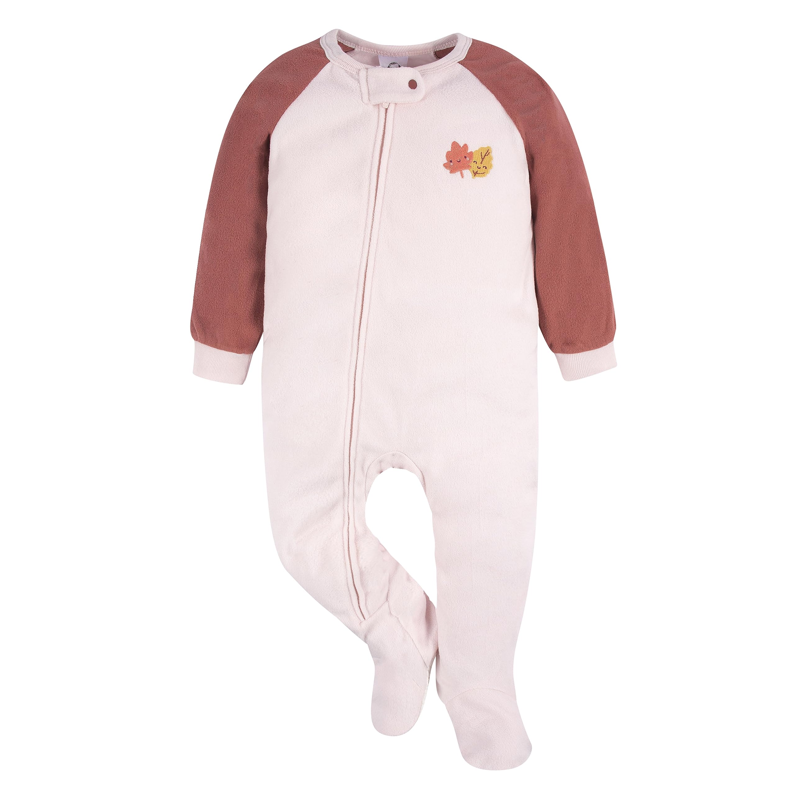 Gerber Baby Girls' Toddler Loose Fit Flame Resistant Fleece Footed Pajamas 4-Pack