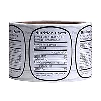 Nutrition Honey Labels, Self-Adhesive, Easy-to-Apply, Boost Honey Sales, Multi-Surface Applicable, Roll of 250, Medium (2