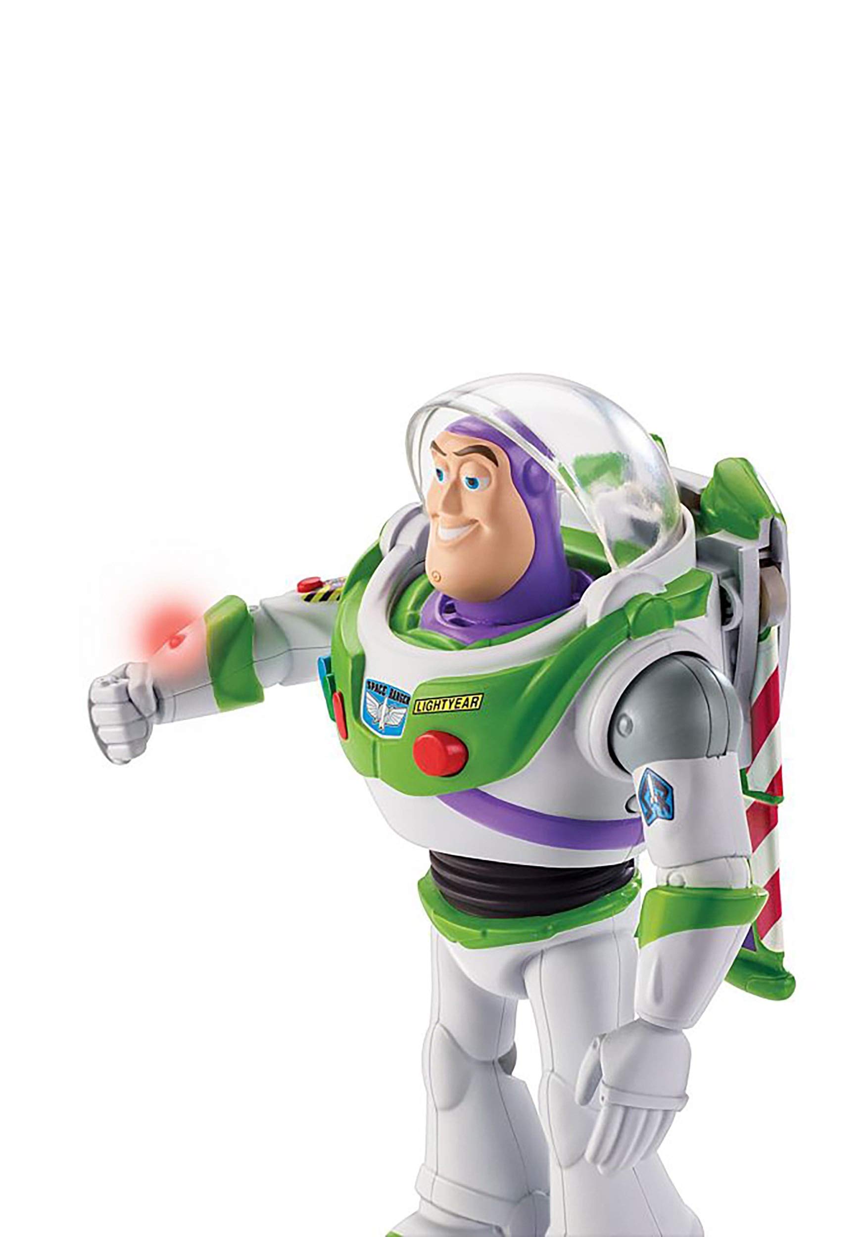Toy Story Ultimate Walking Buzz Lightyear, 7 in Tall Figure with 20+ Sounds and Phrases, Walking Motion and Expandable Wings, Gift for Kids 3 Years and Older with Expandable Wings