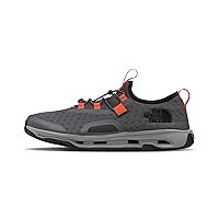 THE NORTH FACE Men's Skagit Water Shoe, Smoked Pearl/Vivid Flame, 9