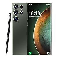 5G Unlocked Cell Phones, 6G+256GB Dual Sim Mobile Phone, C23 Ultra Smartphone Unlocked, 6.8 inch Screen Android 13.0 Phone 48+108MP, 6800mAh, Fingerprint Lock&Face ID (Green)