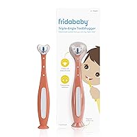 Triple-Angle Toothhugger Training Toddler Toothbrush | Toddler Toothbrush 2 Years and Up, Cleans All Sides at Once | Pink