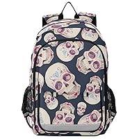ALAZA Mexican Holiday Day Of The Dead Sugar Skull Backpack Cycling, Running, Walking, Jogging