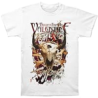 Bullet For My Valentine Men's Mad Cow Slim Fit T-Shirt White