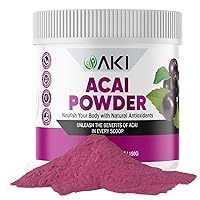 AKI Acai Powder | Nourish Your Body with Ideal Vitamins & Nutrients | Powder for Smoothies - Non-GMO, Vegan Friendly & Gluten Free (5.30 Oz / 150 g)