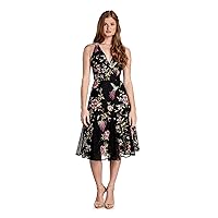 Dress the Population Women's Harlow Fit and Flare Midi Dress