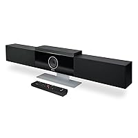 Poly Studio 4K USB Video Conference System (Plantronics) - Camera, Microphone, & Speaker Bar for Small & Medium Conference Rooms - Auto Framing & Tracking - Teams/Zoom Certified - Amazon Exclusive