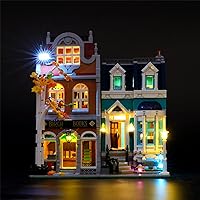 LIGHTAILING Light for Lego-10270 Creator Expert Bookshop - Led Lighting Kit Compatible with Lego Building Blocks Model - NOT Included The Model Set