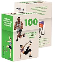 Best 100+ Bodyweight Exercise Flashcards and No Equipment Routines - PhysioSpace Exercises Perfect for Fitness at Home - for All Fitness Levels - Full Body Workout