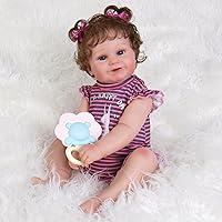 Aori Realistic Reborn Baby Dolls - 20 Inch Lifelike Newborn Baby Doll Girl, Realistic Baby Dolls That Look and Feel Like Real Life Babies,Gift for Kids 3+