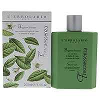 L'Erbolario Frescaessenza Shower Gel - Delicate Yet Incredibly Energizing - Perfect For A Deep Down Cleanse - Restores Suppleness To The Skin - Paraben Free - Long Lasting Scent - 8.4 Oz
