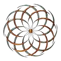 Deco 79 63515 Iron Decor Brown And Blue, Wall Art 24