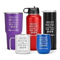 Personalized, Name Tumbler for Graduates of High School & College, Engraved with 