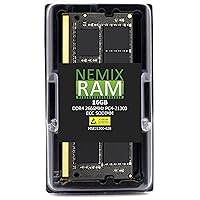 NEMIX RAM 16GB DDR4 ECC Unbuffered SODIMM D4ES01-16G Synology Rackstation RS822RP+ RS822+ Diskstation DS1823xs+ DS923+ DS723+ DS3622xs+ DS2422+ DS1522+ Compatible