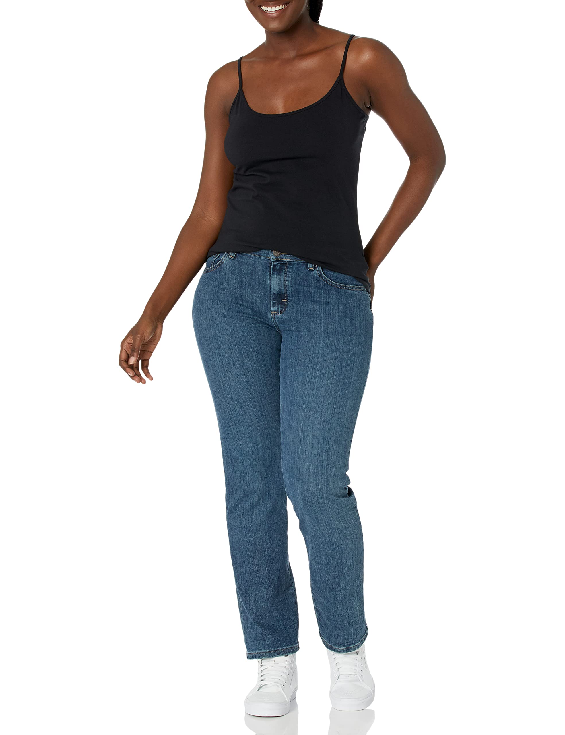 Amazon Essentials Women's Slim-Fit Camisole, Pack of 4