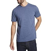 Weatherproof Mens Chevron Basic T-Shirt, Blue, Small
