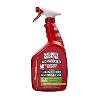 Nature's Miracle P-96987 Advanced Stain and Odor Eliminator Dog, For Severe Dog Messes, Sunny Lemon Scent,32 oz
