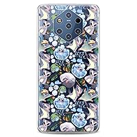 TPU Case Replacement for Nokia 9 PureView Xr20 1 Plus 8.3 5G 8.1 C30 C01 X10 Flexible Soft Food Silicone Sugar Glider Flying Squirrel Design Slim fit Lightweight Clear Cute Print Coffee