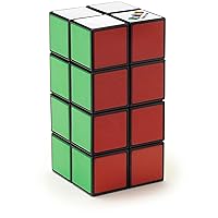 Rubik’s Tower, 2x2x4 Complex Color-Matching Puzzle Travel Problem-Solving Cube Challenging Brain Teaser Fidget Toy, for Adults & Kids Ages 8 and up