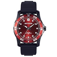 Silicone Watches for Men - Sport Watch, Japanese Quartz, Water Resistant, 45mm - Model B2G04