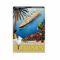 Gibsons The Golden Age of Cruises Unique Singles Piatnik Playing Cards (Blue)