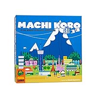 Pandasaurus Games Machi Koro Board Game | Japanese City Building Strategy Game | Fast-Paced Dice Rolling Game for Adults and Kids | Ages 8+ | 2-4 Players | Average Playtime 30 Minutes | Made