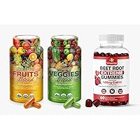 Nutrient-Rich Fusion: Fruits/Veggies & Beet Root with COQ10
