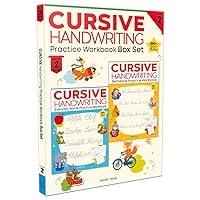 Cursive Handwriting: Everyday Letters and Sentences: Level 2 Practice Workbooks For Children (Set of 2 Books)