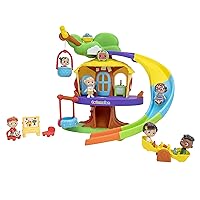 Deluxe Clubhouse Playset - Features JJ and His Five Friends- Songs, Sounds, Phrases - Slide, Secret Tunnel, Basket Elevator, Interactive Easel, Pop Up Birds - Amazon Exclusive
