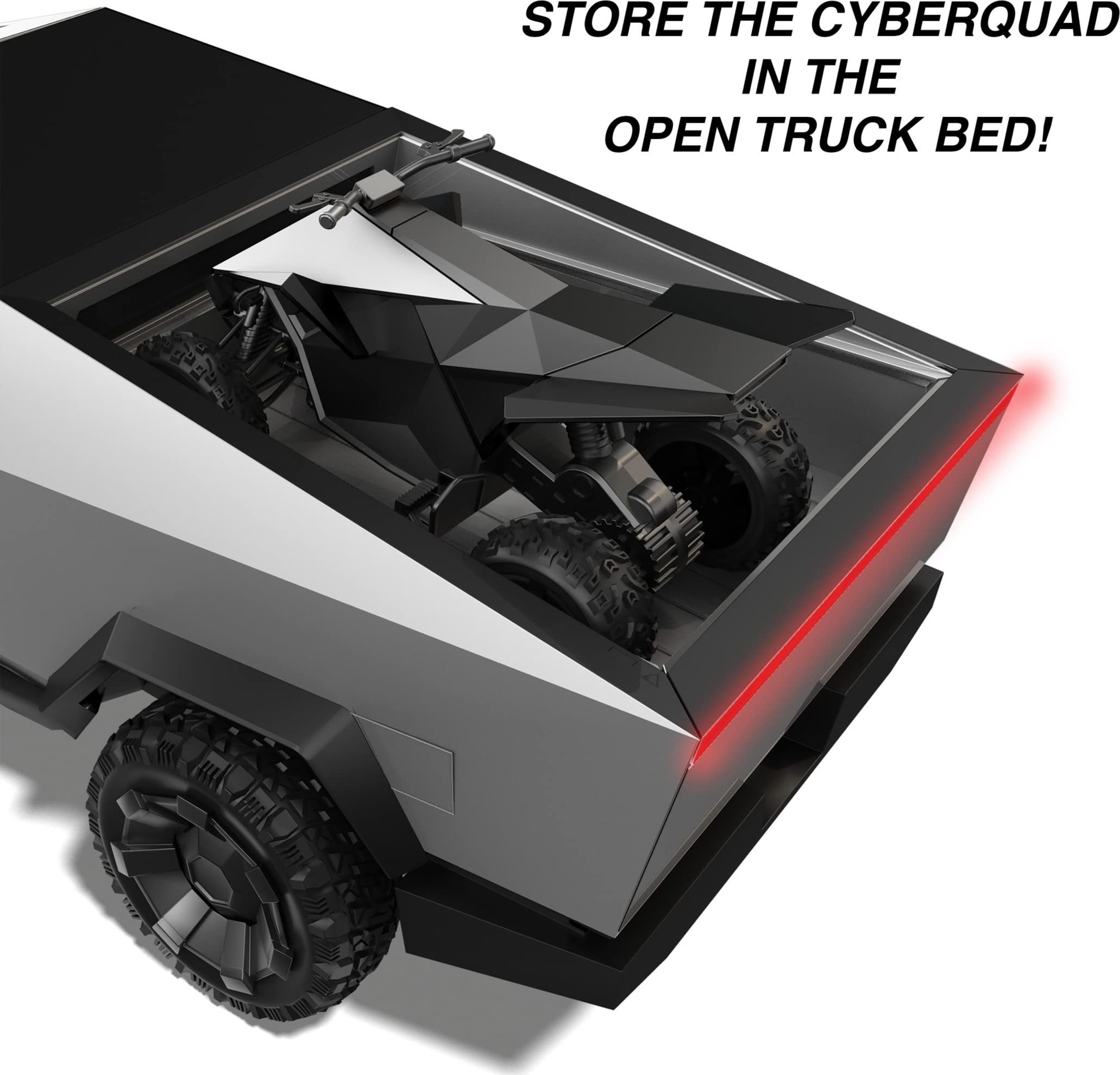 Limited Edition l New Unopen Hot Wheels 1:10 R/C Tesla Cybertruck & Cyberquad 