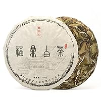 Teavivre Fuding Shou Mei White Tea Cake Aged Fujian Baicha Chinese White Tea - 100g / 3.5oz