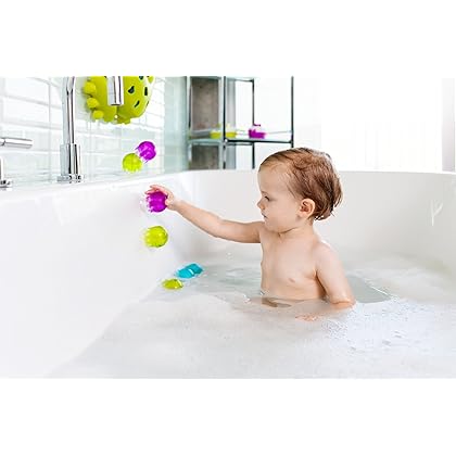 Boon JELLIES Suction Cup Bath Toys - Baby Sensory Toys - Multicolored - Ages 12 Months and Up - 9 Count
