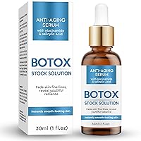 Botox Stock Solution Facial Serum, Botox Face Serum with Vitamin C, Anti Aging & Instant Face Tightening, Reduce Wrinkles & Plump Skin