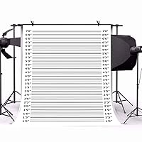 Mugshot Backdrop Police Lineup Backdrops Polyester 5x7ft Prison Height Charts Accurate Measurements Supplies for Bachelorette Party Decor Girls Night Out Selfie Photo Booth Studio Props