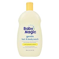 Gentle Hair & Body Wash, Calendula & Coconut Oil, Free from Tear & Parabens & Phthalates & Sulfates & Dyes, 16.5 Fl Oz