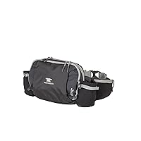 Mountainsmith Epic Lumbar Small Waist and Fanny Pack, Running, Hiking, Cycling, Travel, and Outdoor Sport Activities with Dual Water Bottle Pockets, Heritage Black