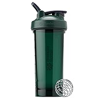 BlenderBottle Shaker Bottle Pro Series Perfect for Protein Shakes and Pre Workout, 28-Ounce, Full-Color Green