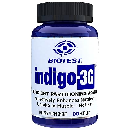 Biotest Indigo-3G C3G Nutrient Partitioning Agent - 30 Day Supply (90 Softgels)