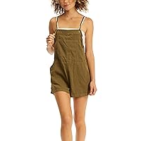 Billabong womens Out N About Short OverallRompers