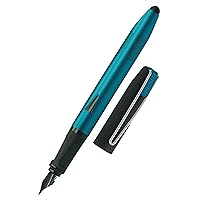 Online Switch Plus Petrol 26007 Fountain Pen, F Fine Point, Stylus Equipped, Dual Use Type, Genuine Import