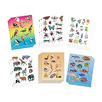 Hygloss Products Nature Sticker Activity for Kids Make Art Younger Preschool Kit with Stickers-35 Bookmarks with 18 Sheets