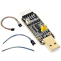 Waveshare USB to UART Debugger Module for Raspberry Pi 5, Type-A Port, Onboard UART Connector, Supports Multiple Connection Methods/Multi-System Linux, Android, Windows 7/8/8.1/10/11,etc.