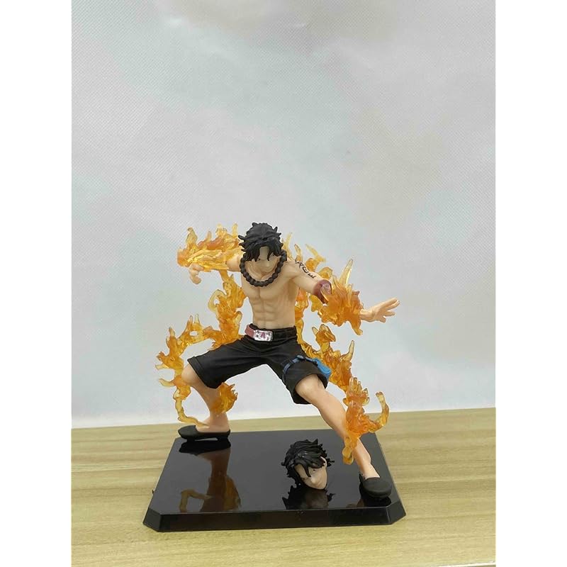Anime One Piece Portgas D Ace Sitting PVC Figure Statue NEW NO BOX | eBay