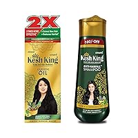 Ayurvedic Scalp and Hair Oil, 300ml & Anti Hairfall Shampoo, 340ml Combo